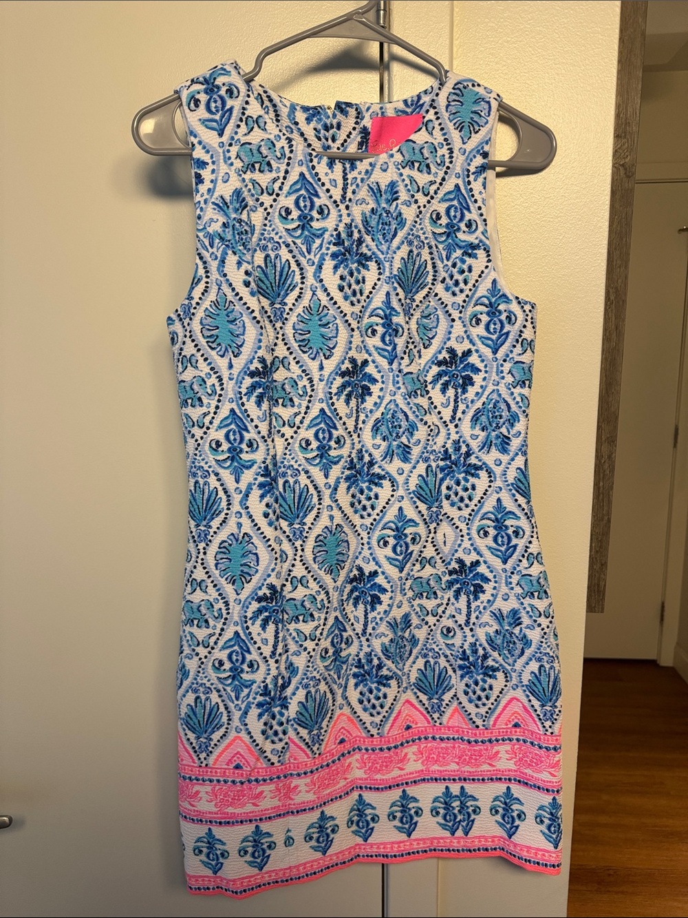 Lilly Pulitzer Mila Stretch Shift Dress in the Isle of Tile print